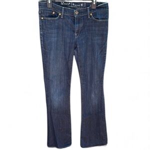 Levi’s Capital E “Swank” Low Slim Bootcut Jeans Dark Wash Denim – W32